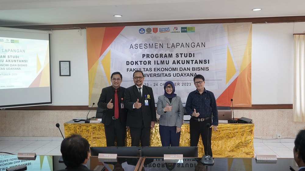 Field Assessment of the Re-Accreditation of Accounting Science Doctoral Study ProgramFaculty of Economics and Business, Udayana University