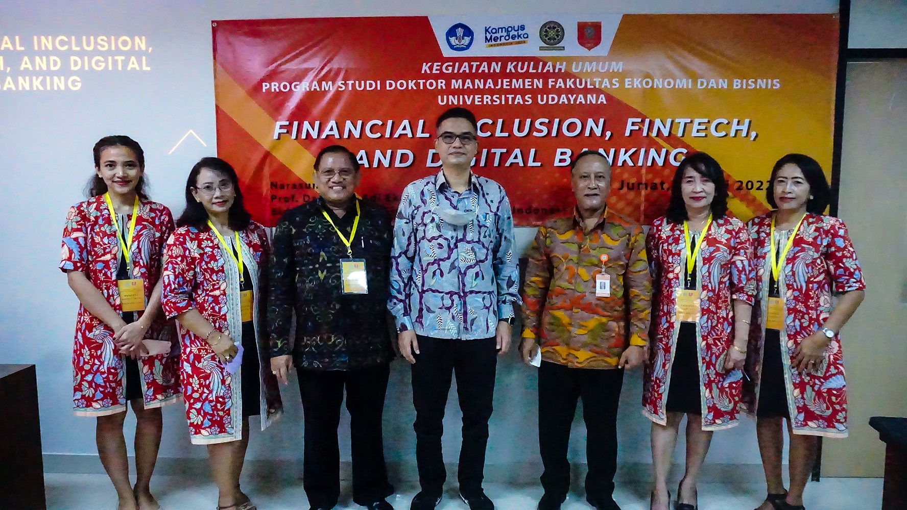 GENERAL LECTURE ACTIVITIES DOCTORAL STUDY PROGRAM OF MANAGEMENT, FINANCIAL INCLUSION, FINTECH, AND DIGITAL BANKING FEB UNUD