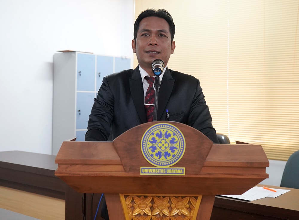 DOCTORAL PROMOTION SESSION I PUTU AGUS SANTANA, S.T., M.M. DOCTORAL PROGRAMME IN ECONOMICS, FACULTY OF ECONOMICS AND BUSINESS, UDAYANA UNIVERSITY